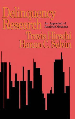 9781138522091: Delinquency Research: An Appraisal of Analytic Methods