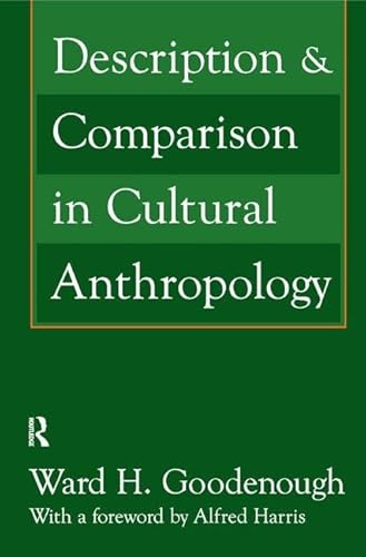 Beispielbild fr Description and Comparison in Cultural Anthropology zum Verkauf von Blackwell's