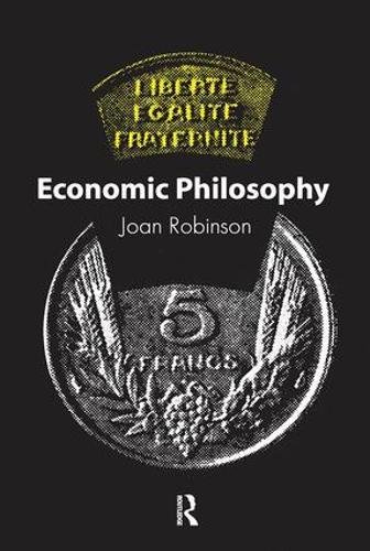 9781138522596: Economic Philosophy