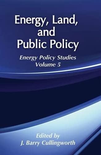 Stock image for Energy, Land and Public Policy for sale by Chiron Media