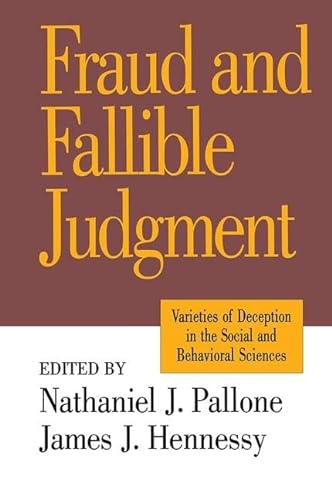 Stock image for Fraud and Fallible Judgement: Deception in the Social and Behavioural Sciences for sale by Chiron Media