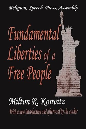 Beispielbild fr Fundamental Liberties of a Free People zum Verkauf von Blackwell's