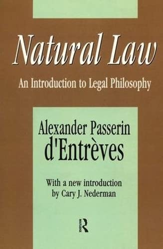 Stock image for Natural Law: An Introduction to Legal Philosophy for sale by Chiron Media
