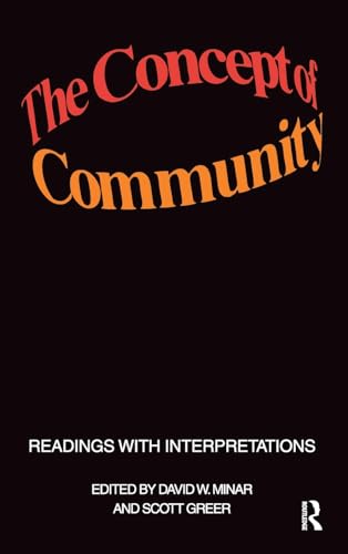 Beispielbild fr The Concept of Community zum Verkauf von Blackwell's