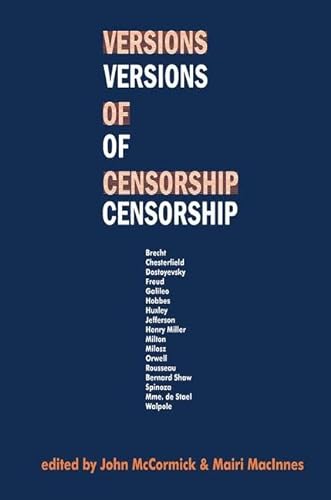 Stock image for Versions of Censorship for sale by Chiron Media