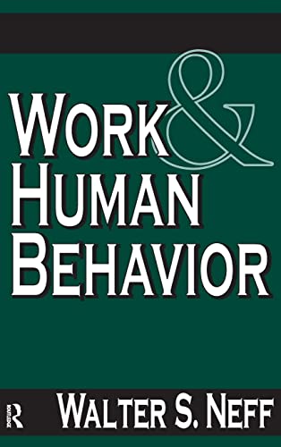 Beispielbild fr Work and Human Behavior zum Verkauf von Blackwell's