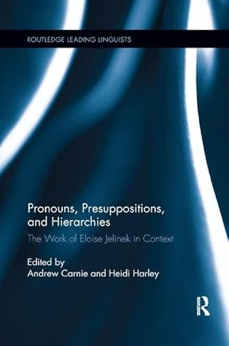 Stock image for Pronouns, Presuppositions, and Hierarchies for sale by Blackwell's