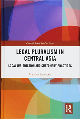 Beispielbild fr Legal Pluralism in Central Asia zum Verkauf von Books Puddle
