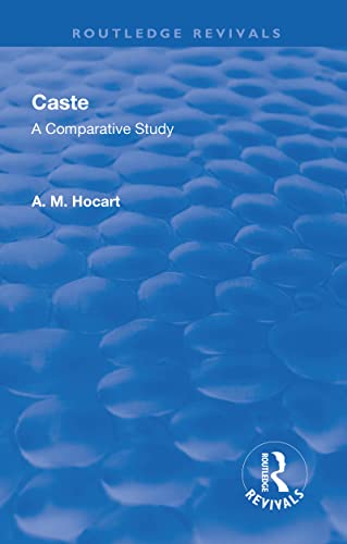 Stock image for Revival: Caste (1950): A Comparative Study (Routledge Revivals) for sale by California Books