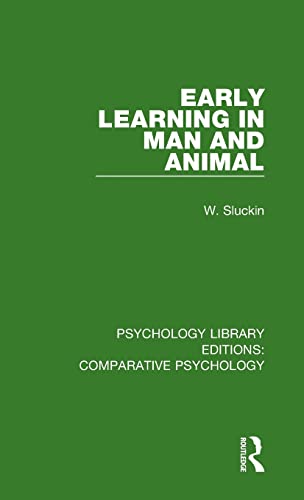 Beispielbild fr Early Learning in Man and Animal zum Verkauf von Blackwell's