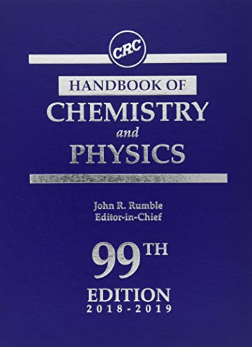CRC Handbook of Chemistry and Physics, 99th Edition (ISBN 3834000752)