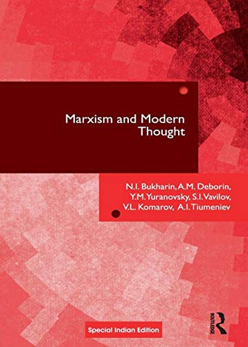 Imagen de archivo de Marxism and Modern Thought a la venta por Kanic Books