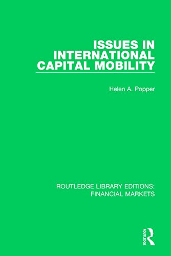 9781138566811: Issues in International Captial Mobility