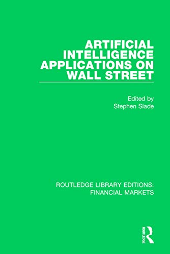 Imagen de archivo de Artificial Intelligence Applications on Wall Street a la venta por Blackwell's