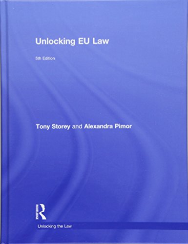 Stock image for Unlocking Eu Law for sale by Revaluation Books