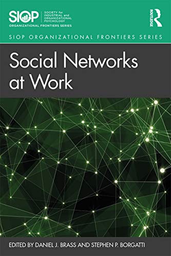 Imagen de archivo de Social Networks at Work (SIOP Organizational Frontiers Series) a la venta por BooksRun