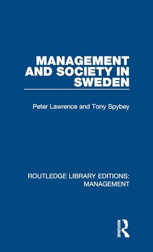 Beispielbild fr Management and Society in Sweden zum Verkauf von Blackwell's