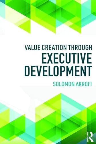 Stock image for Value Creation through Executive Development for sale by Buchpark