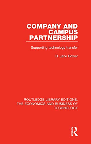 Beispielbild fr Company and Campus Partnership: Supporting Technology Transfer zum Verkauf von Blackwell's