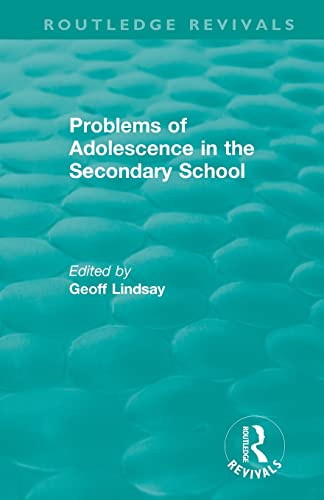 Imagen de archivo de Problems of Adolescence in the Secondary School a la venta por Blackwell's