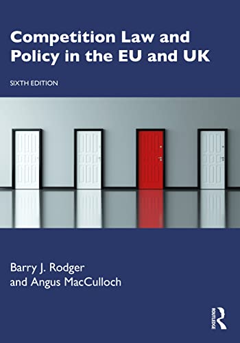 Beispielbild fr Competition Law and Policy in the EU and UK zum Verkauf von Blackwell's
