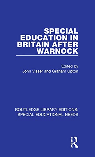 Beispielbild fr Special Education in Britain After Warnock zum Verkauf von Blackwell's