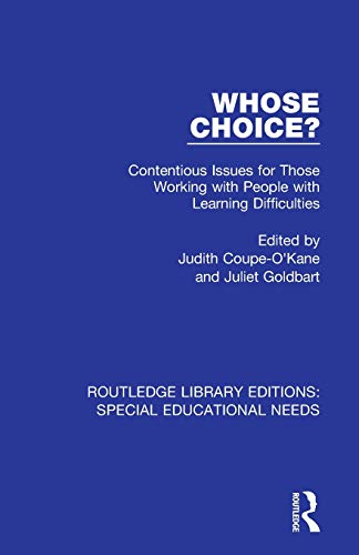 9781138593435: Whose Choice? (Routledge Library Editions: Special Educational Needs)