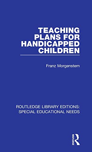 Beispielbild fr Teaching Plans for Handicapped Children zum Verkauf von Buchpark