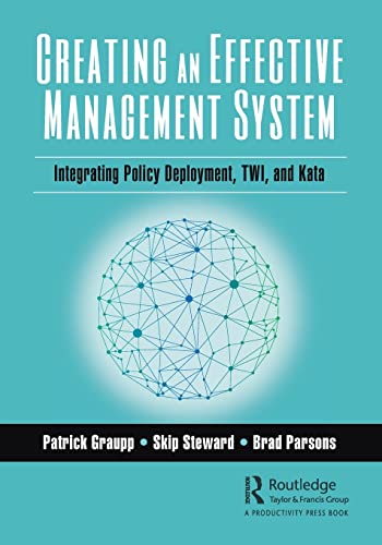 9781138594951: Creating an Effective Management System: Integrating Policy Deployment, TWI, and Kata