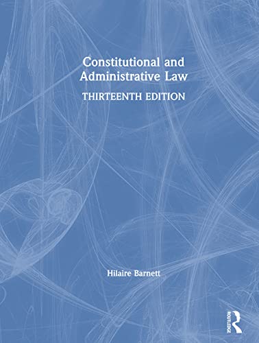 Beispielbild fr Constitutional and Administrative Law zum Verkauf von Phatpocket Limited