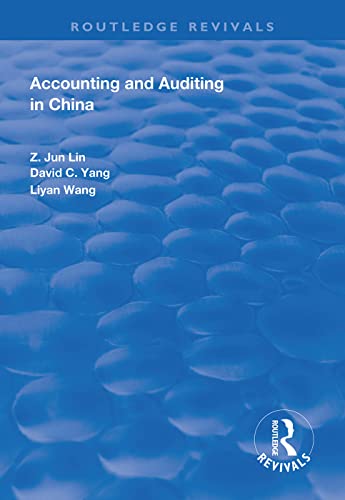 9781138613171: Accounting and Auditing in China (Routledge Revivals)