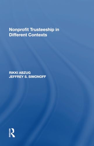 Stock image for Nonprofit Trusteeship in Different Contexts for sale by Blackwell's