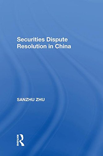 Beispielbild fr Securities Dispute Resolution in China zum Verkauf von Blackwell's