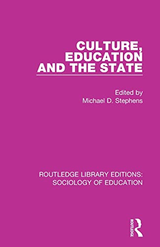 Stock image for Culture, Education and the State for sale by Chiron Media