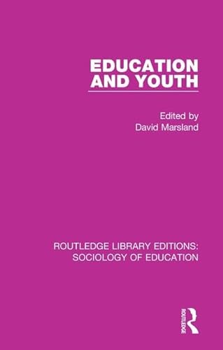 Stock image for Education and Youth for sale by Blackwell's