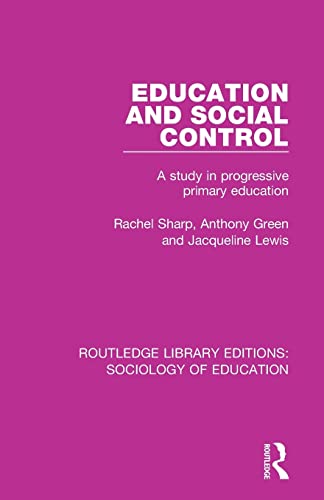Stock image for Education and Social Control for sale by Chiron Media