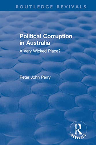 Beispielbild fr Political Corruption in Australia zum Verkauf von Blackwell's