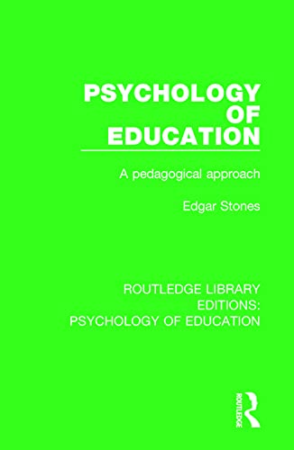 Beispielbild fr Psychology of Education zum Verkauf von Blackwell's