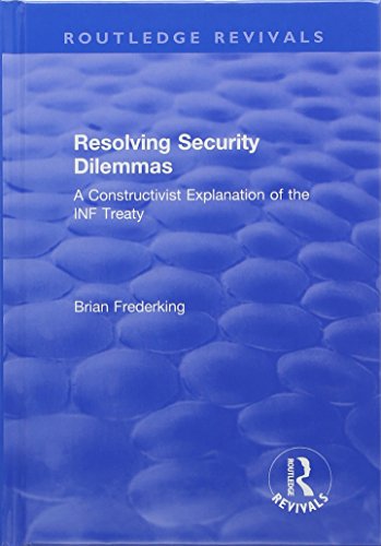 Stock image for Resolving Security Dilemmas for sale by Blackwell's