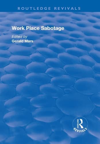 Stock image for Work Place Sabotage for sale by THE SAINT BOOKSTORE