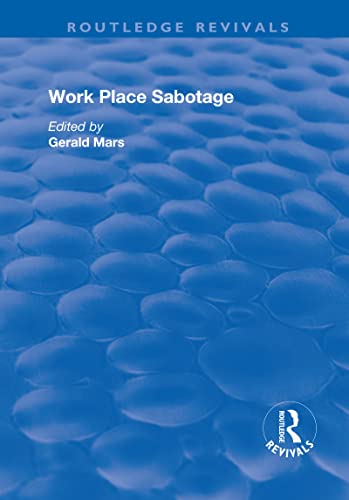 Stock image for Work Place Sabotage for sale by Blackwell's