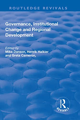 Stock image for Governance, Institutional Change and Regional Development for sale by Blackwell's
