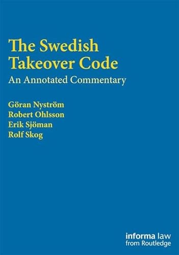 Stock image for The Swedish Takeover Code: An annotated commentary for sale by Chiron Media
