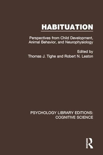 Stock image for Habituation: Perspectives from Child Development, Animal Behavior, and Neurophysiology (Psychology Library Editions: Cognitive Science) for sale by Chiron Media