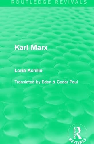 Beispielbild fr Karl Marx (Routledge Revivals) zum Verkauf von Chiron Media