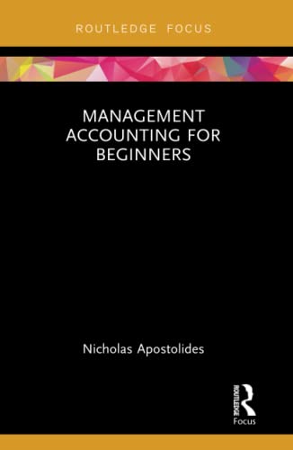 Stock image for Management Accounting for Beginners (Routledge Focus on Business and Management) for sale by Chiron Media