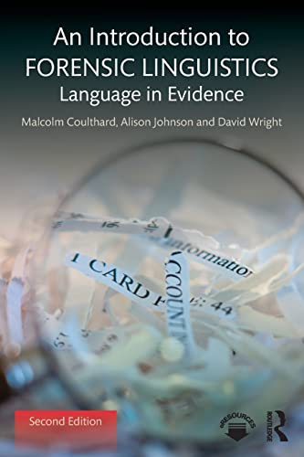 Stock image for An Introduction to Forensic Linguistics: Language in Evidence for sale by HPB-Red