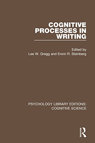 9781138641884: Cognitive Processes in Writing