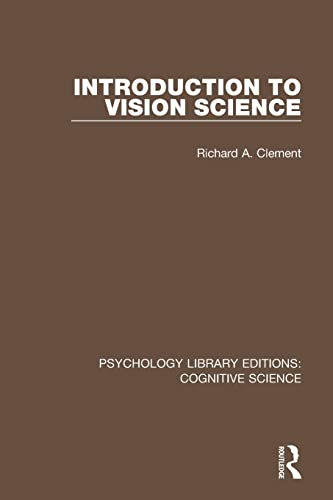 Beispielbild fr Introduction to Vision Science zum Verkauf von Blackwell's