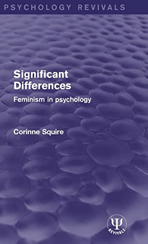 Imagen de archivo de Significant Differences: Feminism in Psychology (Psychology Revivals) a la venta por Chiron Media